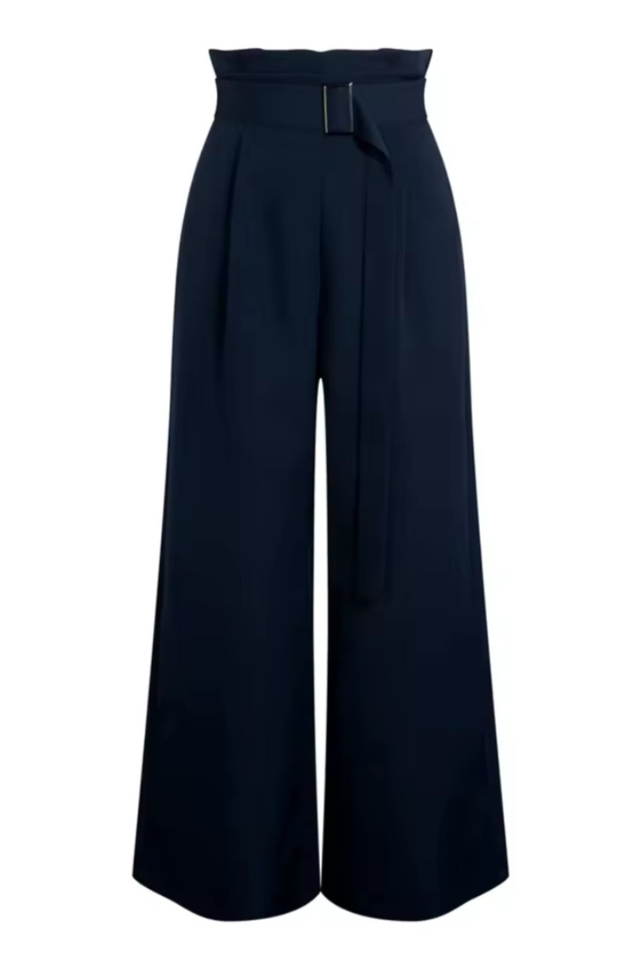 Pantalon palazzo ceinturé