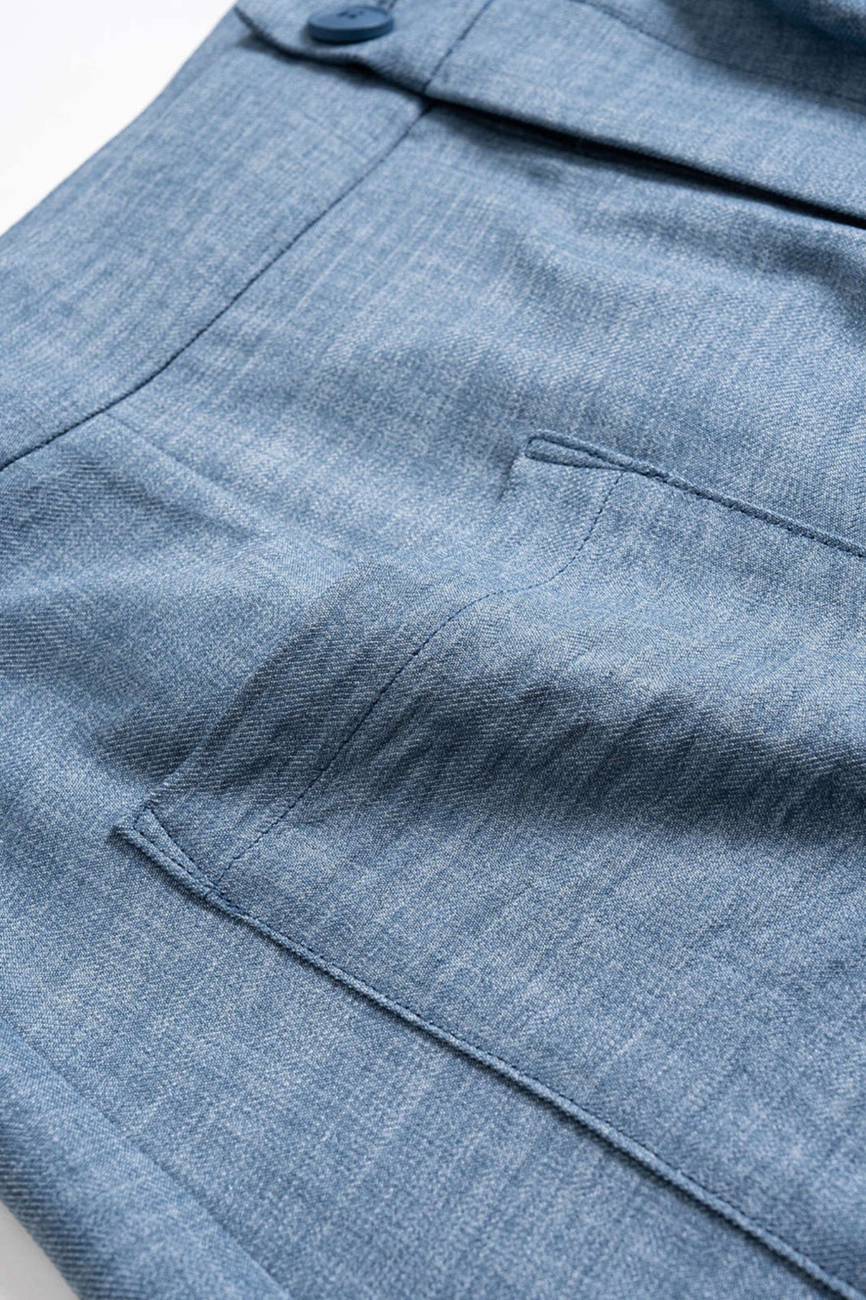 Pantalon palazzo taille haute plissé