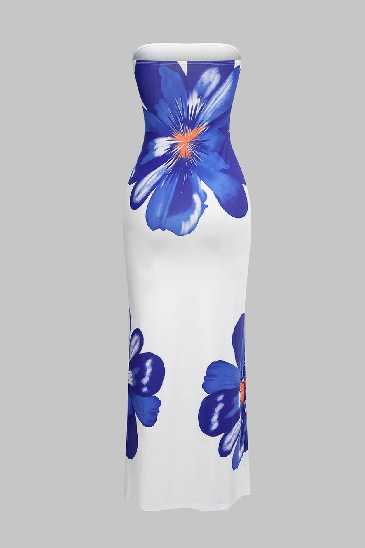 Robe Florale Bandeau Maxi Printemps