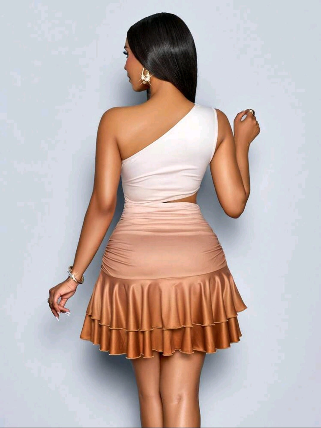 "Golden Ombre Elegance"